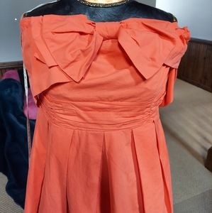 Orange BabyDoll Dress / Top